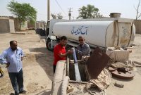 آبرسانی شرکت نفت خیز جنوب به روستاهای خوزستان ادامه دارد