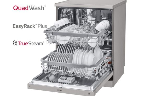 شستشوی سریع و بهداشتی ظروف با فناوری‌های نوآورانه ماشین ظرفشویی QuadWash ال‌جی