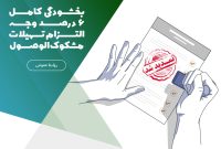 بخشودگی۶ درصد وجه التزام تسهیلات مشکوک‌الوصول در موسسه اعتباری ملل